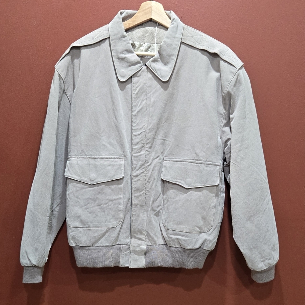 Suede bomber jacket by Comint